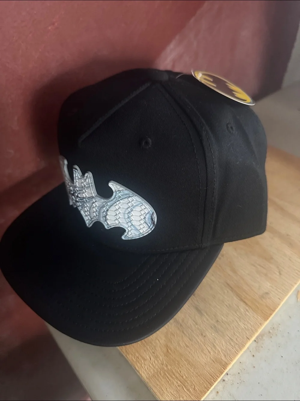 Batman Black Snapback Hat DC Comics brand new retro cap